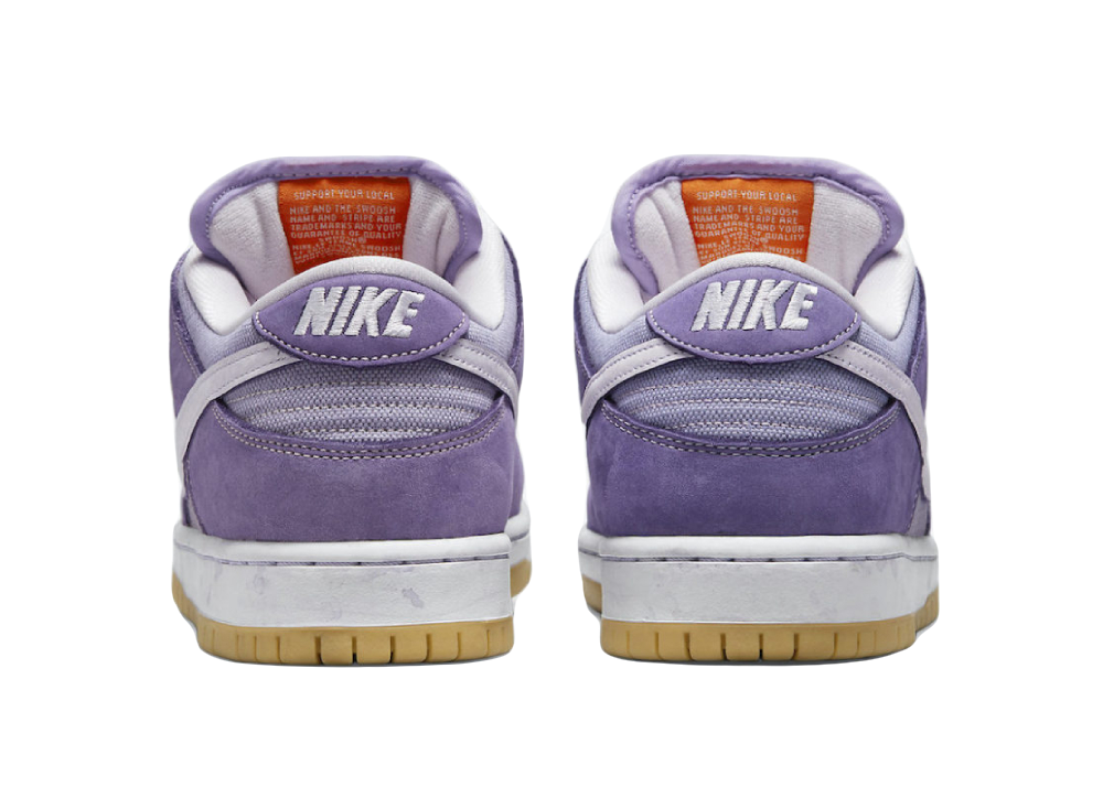 Nike SB Dunk Low Pro ISO Orange Label Unbleached Pack Lilac