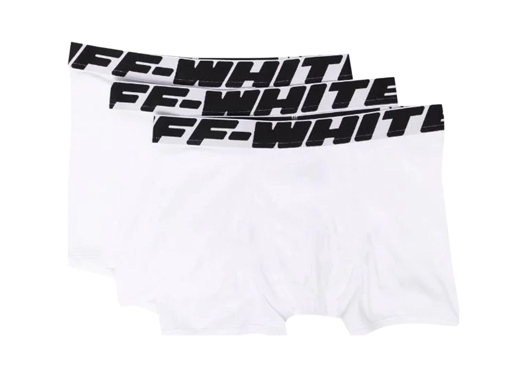 OFF-WHITE Classic Industrial Tripack Boxers White Black