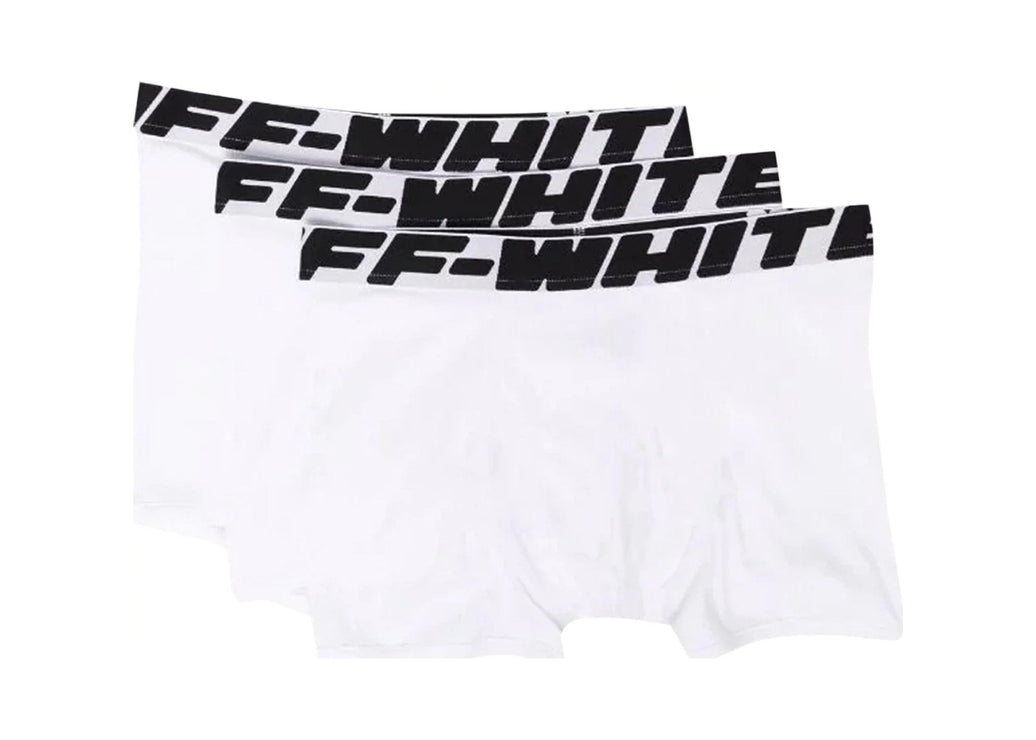 OFF-WHITE Classic Industrial Tripack Boxers White Black
