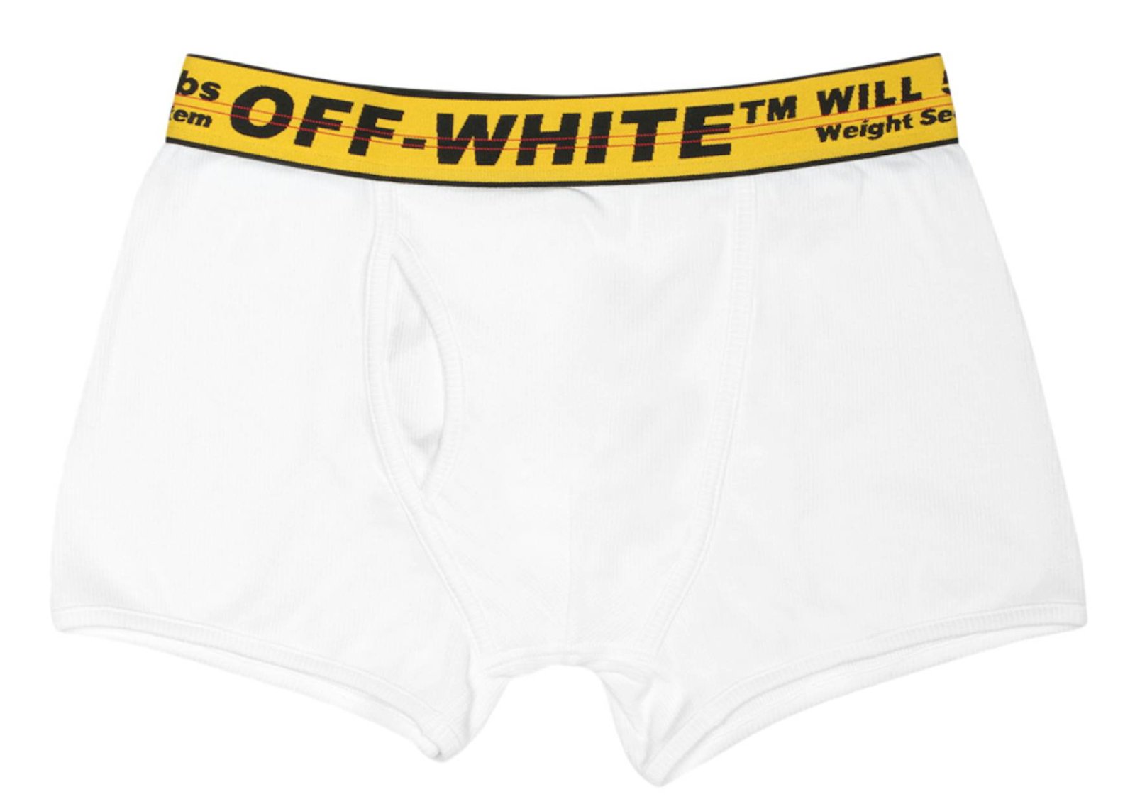OFF-WHITE Three Pack Stretch Cotton Boxer Briefs White Yellow Black