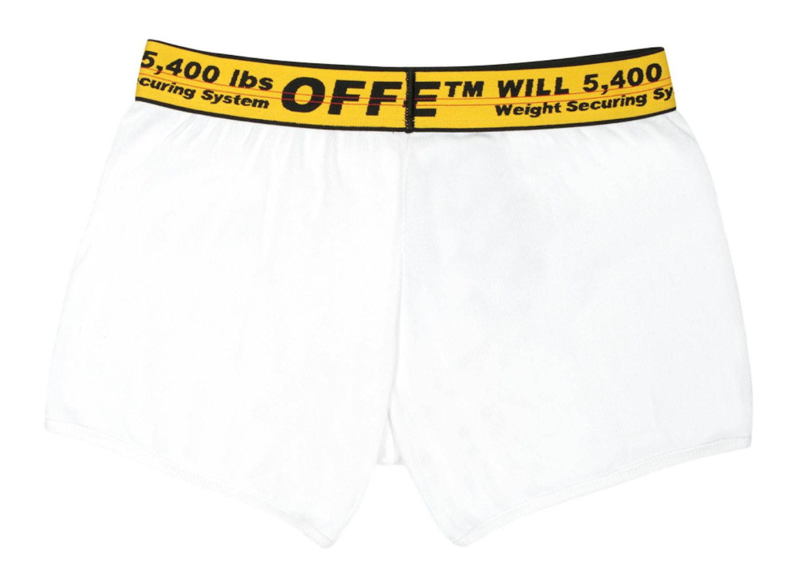 OFF-WHITE Three Pack Stretch Cotton Boxer Briefs White Yellow Black