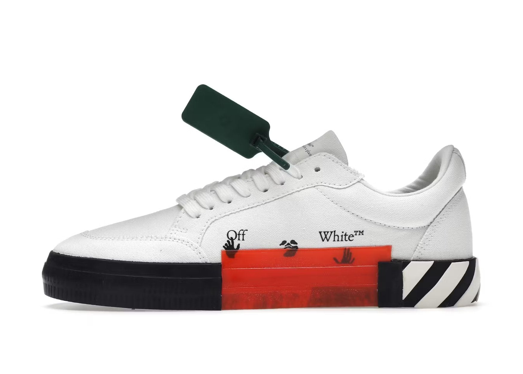 OFF-WHITE Vulc Low Canvas White Black SS22