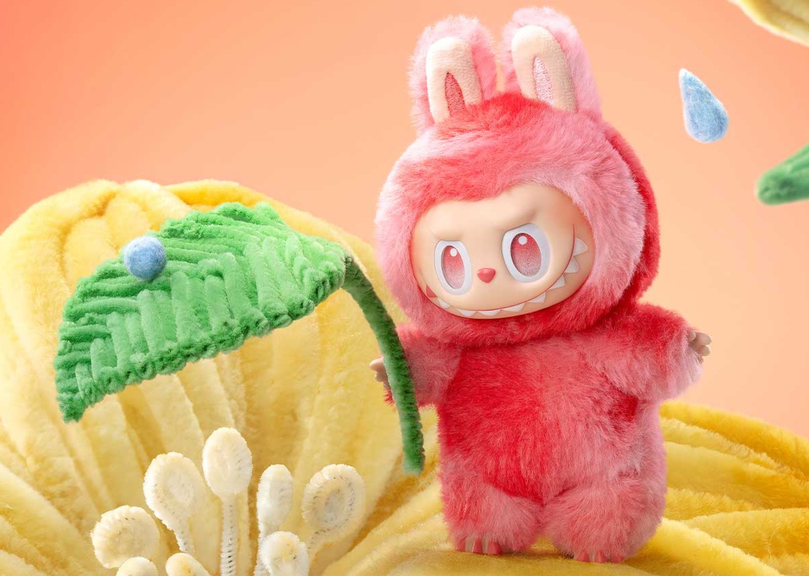 Pop Mart Labubu The Monsters Big into Energy Series Love Vinyl Plush Pendant