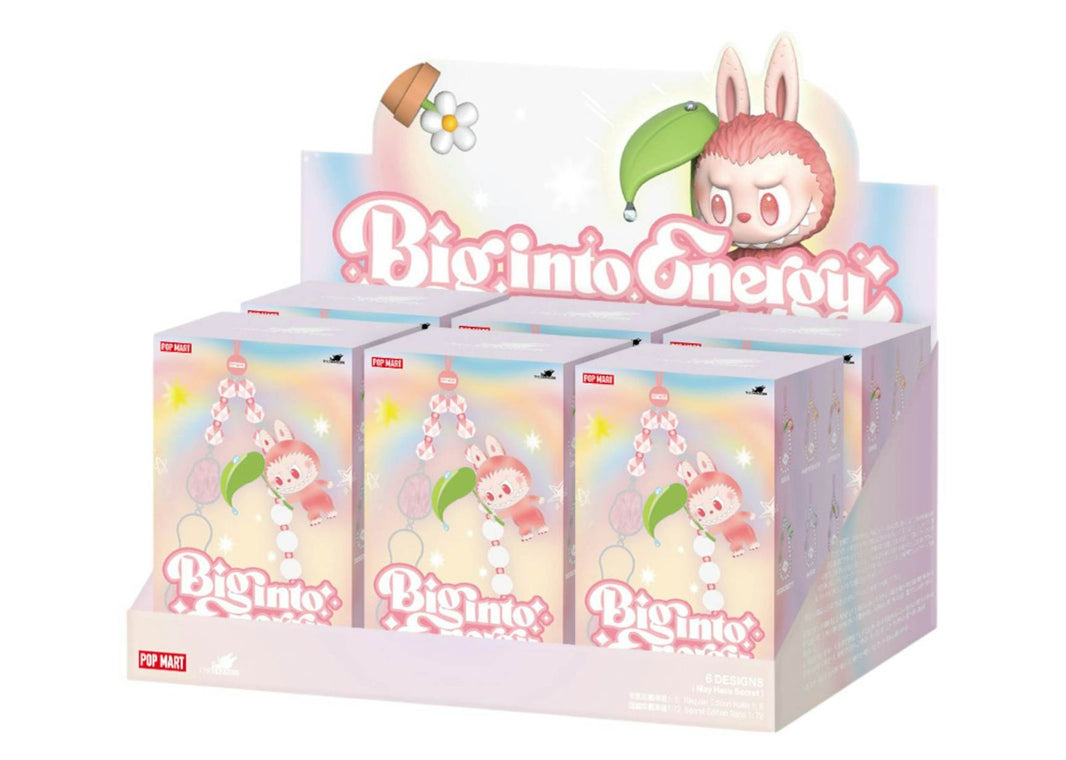 Pop Mart Labubu The Monsters Big into Energy Series Phone Charm Sealed Case (6 Blind Box)