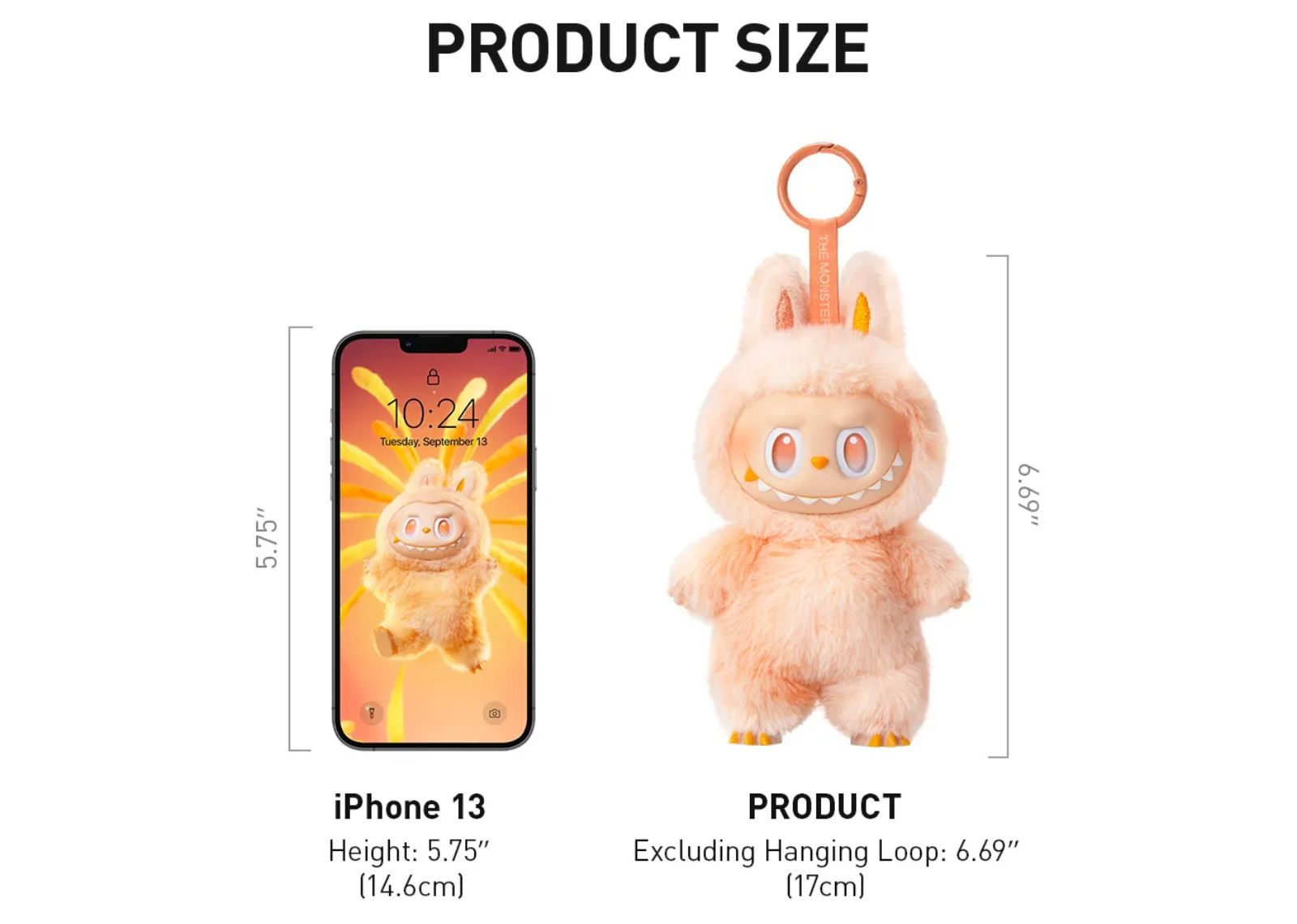 Pop Mart Labubu The Monsters Big into Energy Series Vinyl Plush Pendant Single Blind Box