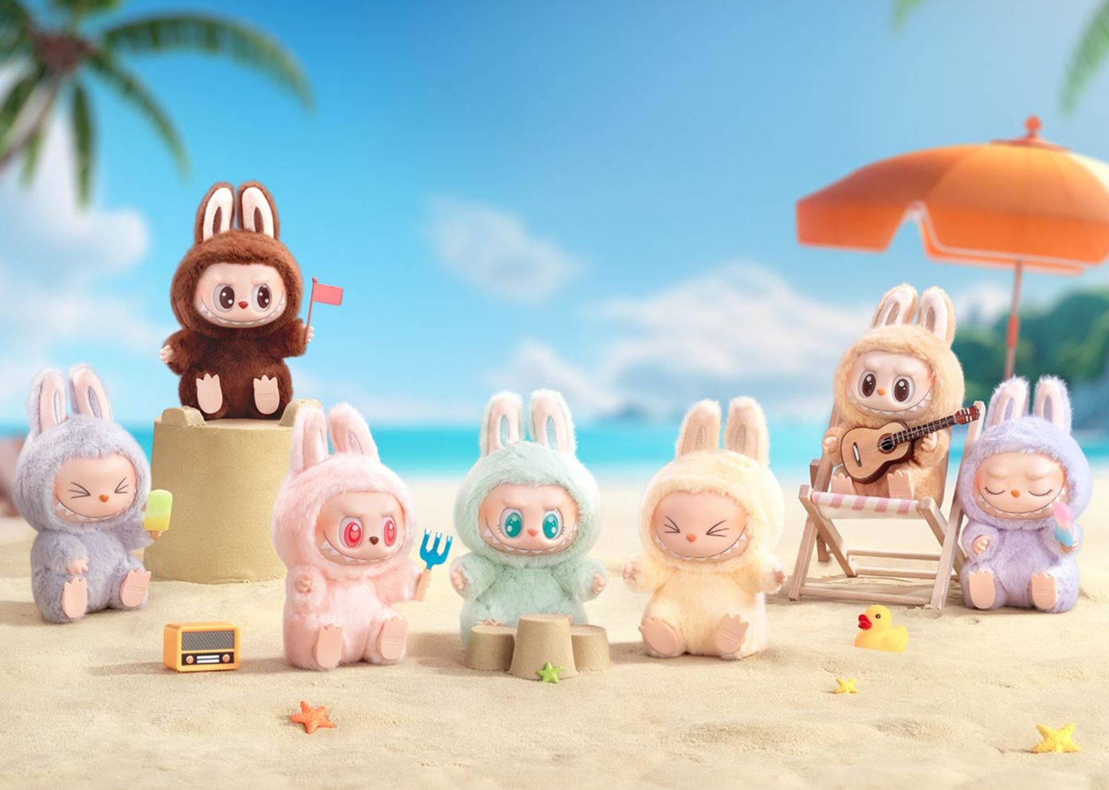 Pop Mart Labubu The Monsters Have a Seat Vinyl Plush Sealed Case (6 Blind Boxes)