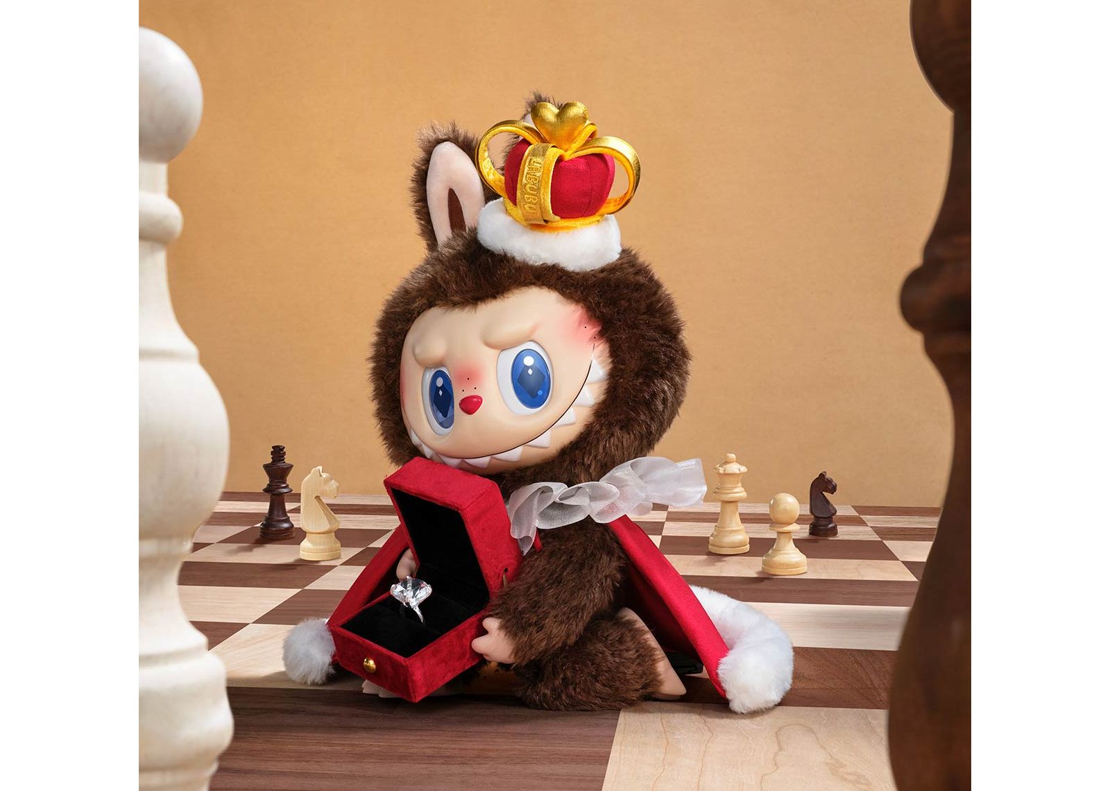 Pop Mart Labubu The Monsters Lets Checkmate Series Vinyl Plush Doll