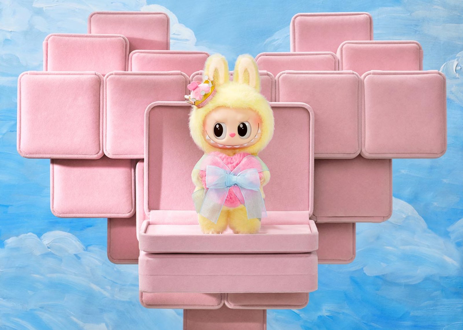 Pop Mart Labubu The Monsters Lets Checkmate Series Vinyl Plush Hanging Card