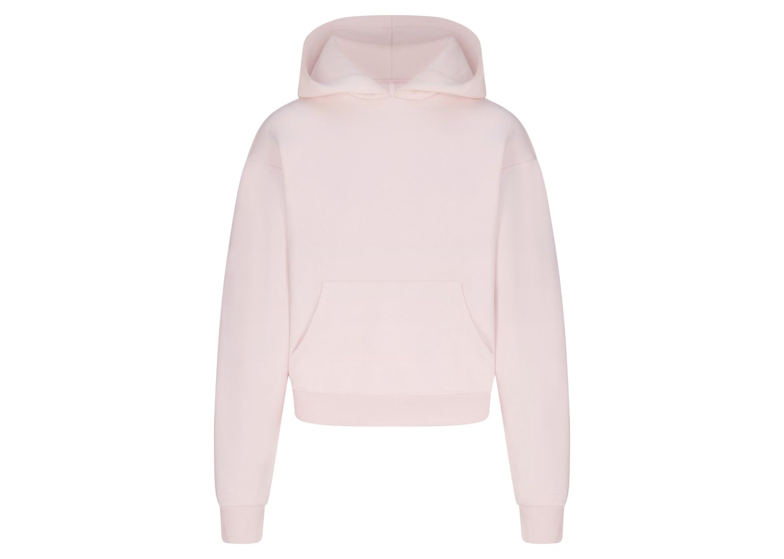 Skims Cotton Fleece Classic Hoodie Barely Pink