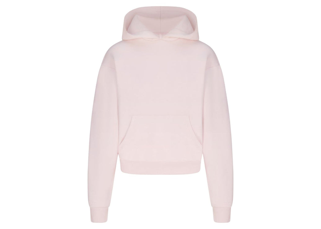 Skims Cotton Fleece Classic Hoodie Barely Pink