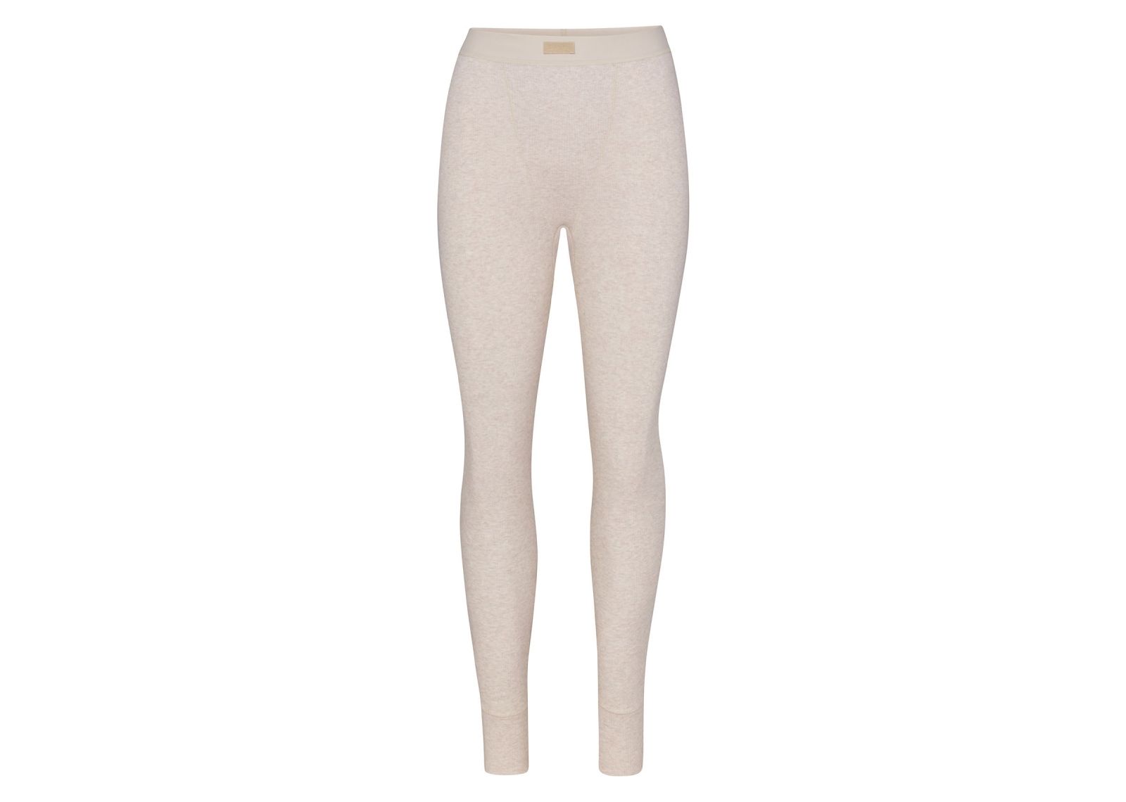 Skims Cotton Rib Legging Heather Oatmeal