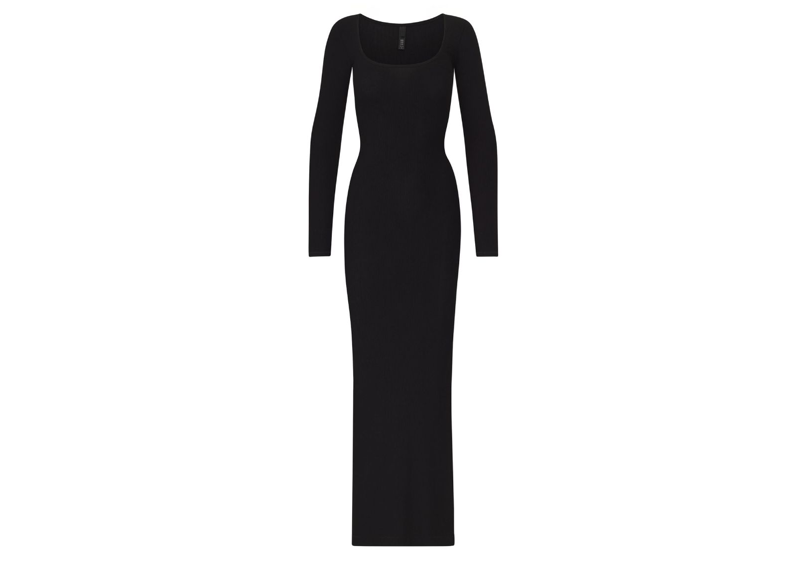 Skims Soft Lounge Long Sleeve Dress Onyx