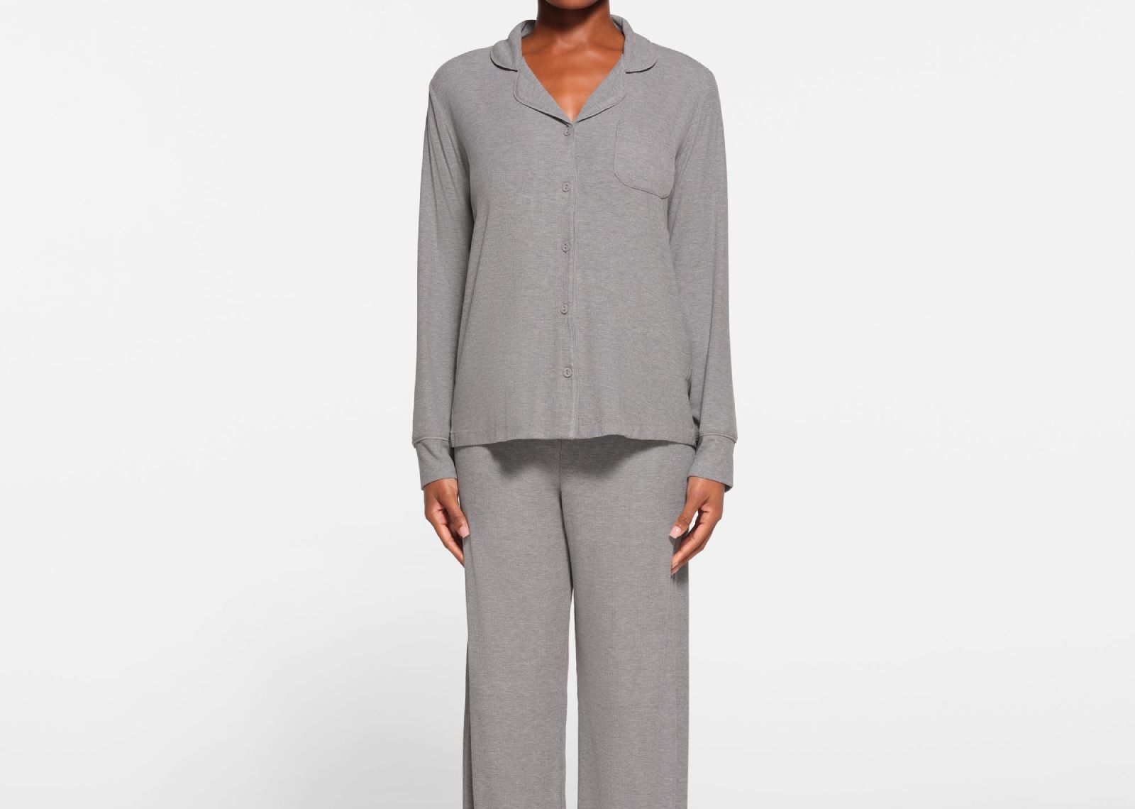 Skims Soft Lounge Sleep Set Heather Grey