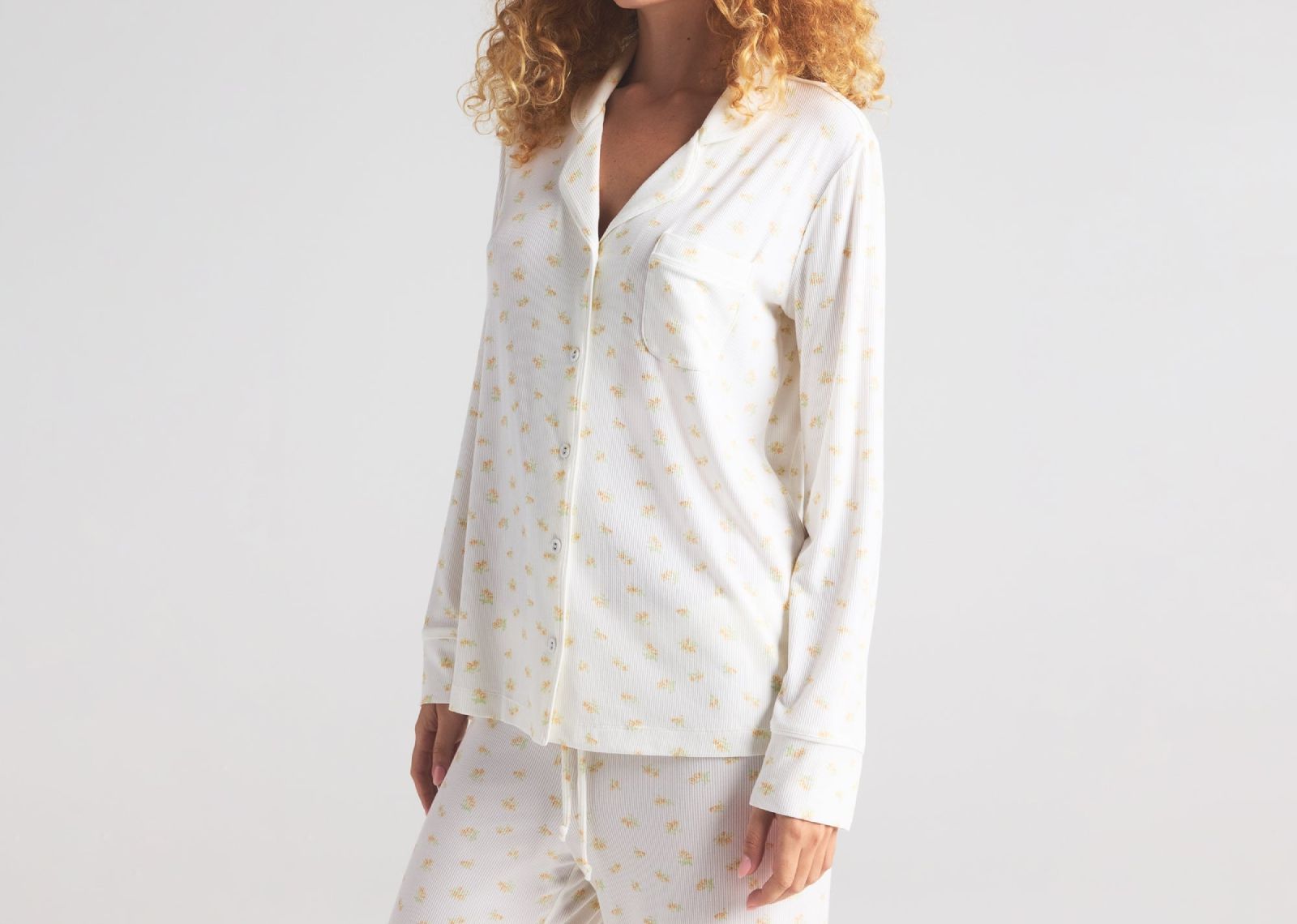 Skims Soft Lounge Sleep Set Marble Garden Print