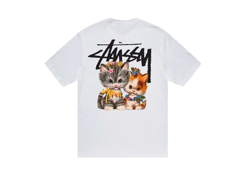 Stussy Kittens Tee White