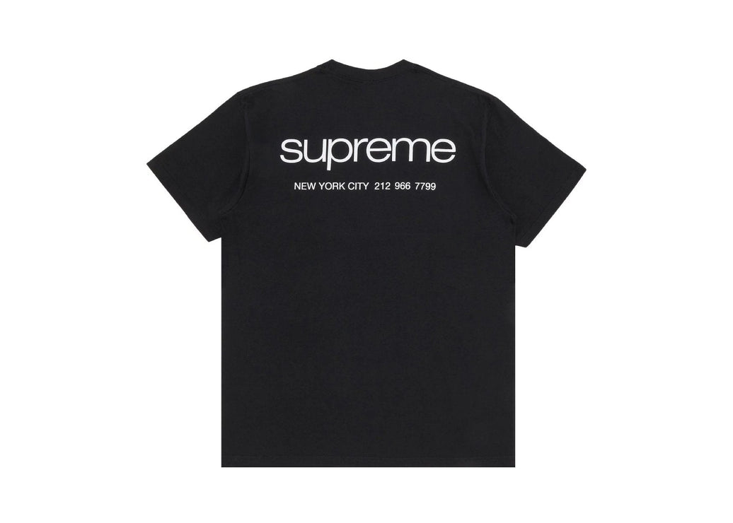 Supreme NYC Tee Black