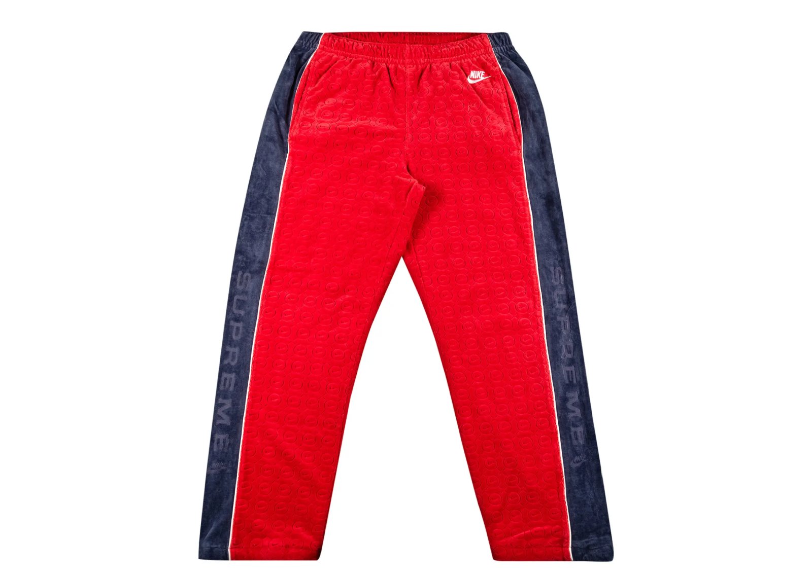 Supreme Nike Velour Track Pant Red