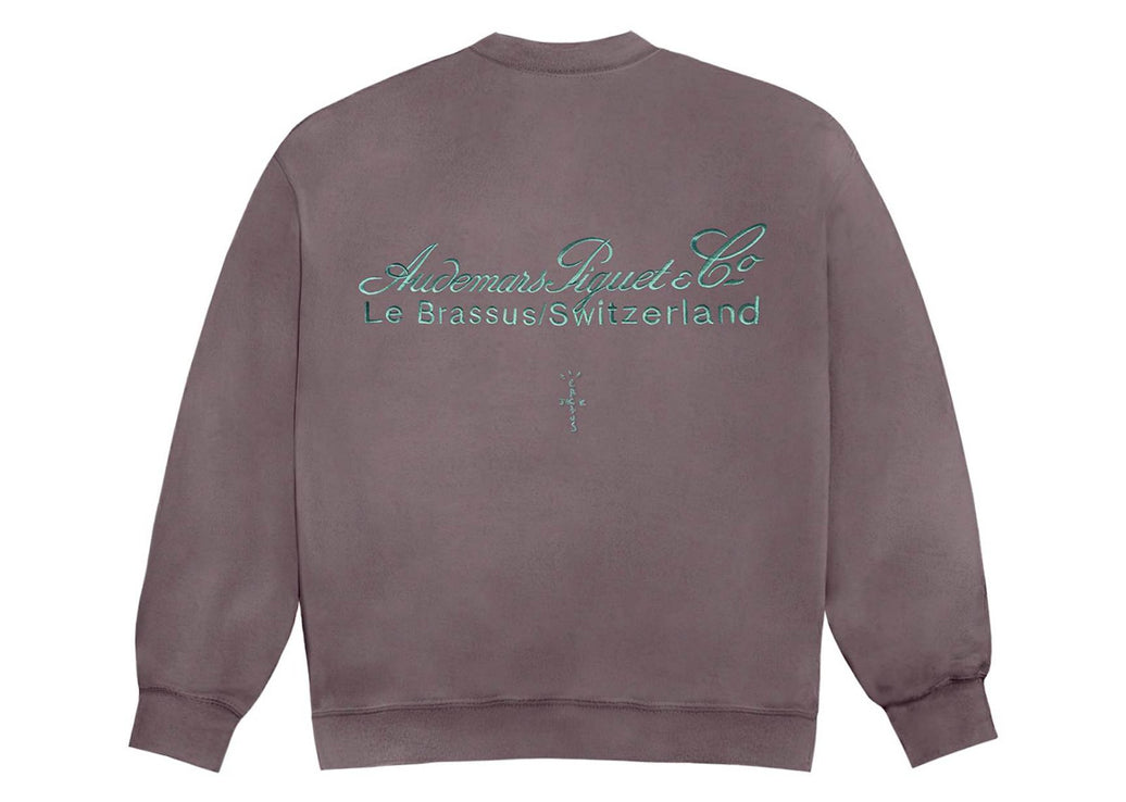 Travis Scott CJ x Audemars Piguet Logo II Crewneck Purple