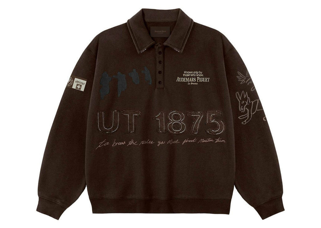 Travis Scott CJ x Audemars Piguet Rugby Sweater Dark Brown