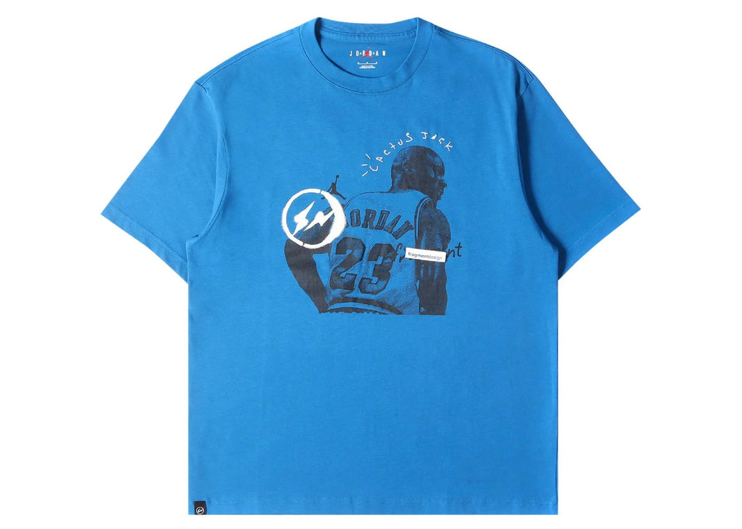 Travis Scott x Jordan x Fragment T-shirt Blue