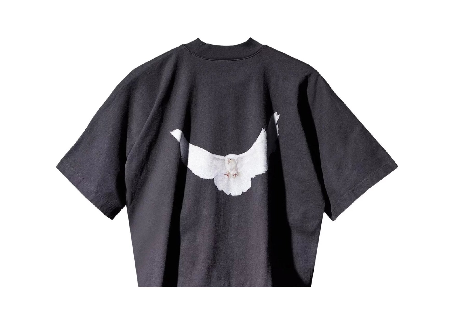 Yeezy Gap Engineered by Balenciaga Cropped Dove No Seam Tee Black