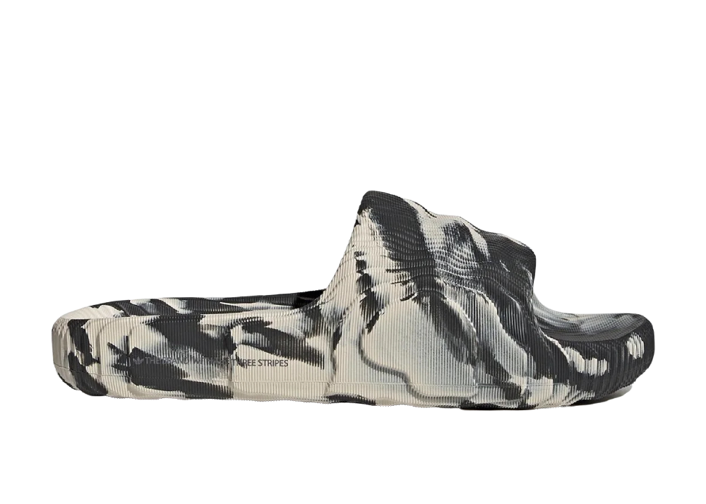 adidas Adilette 22 Slides Carbon Aluminum