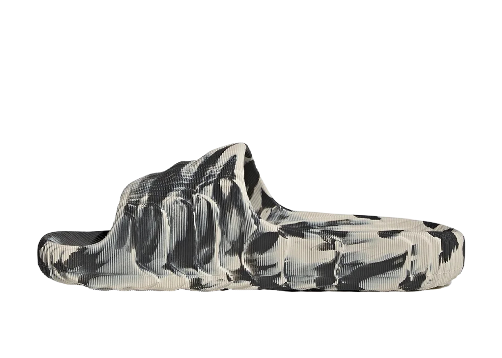 adidas Adilette 22 Slides Carbon Aluminum