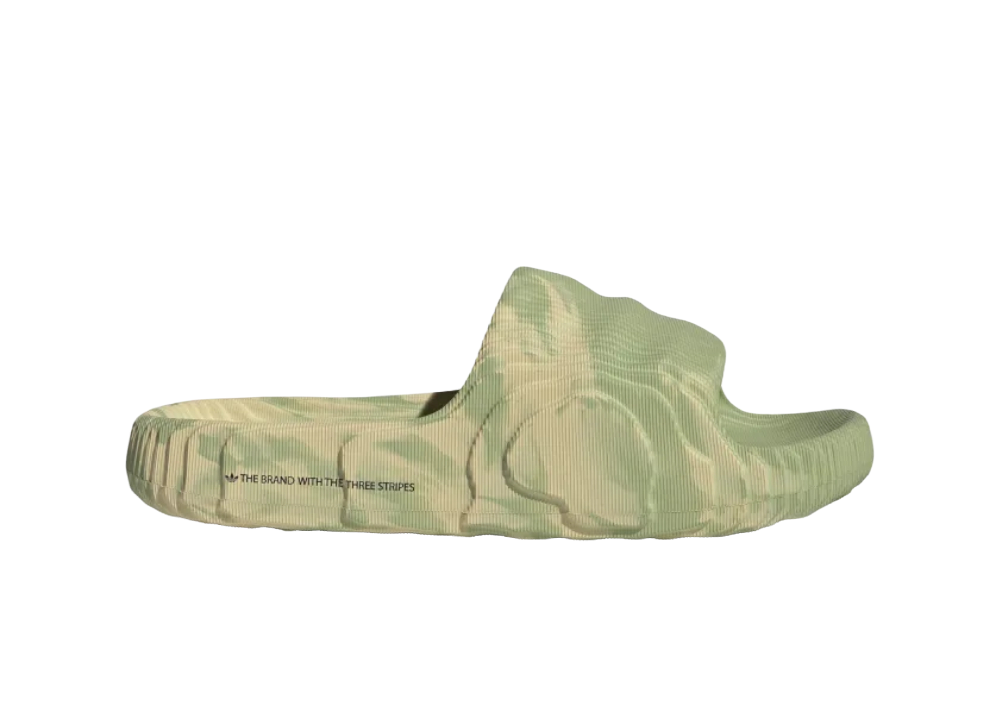 adidas Adilette 22 Slides Magic Lime St Desert Sand