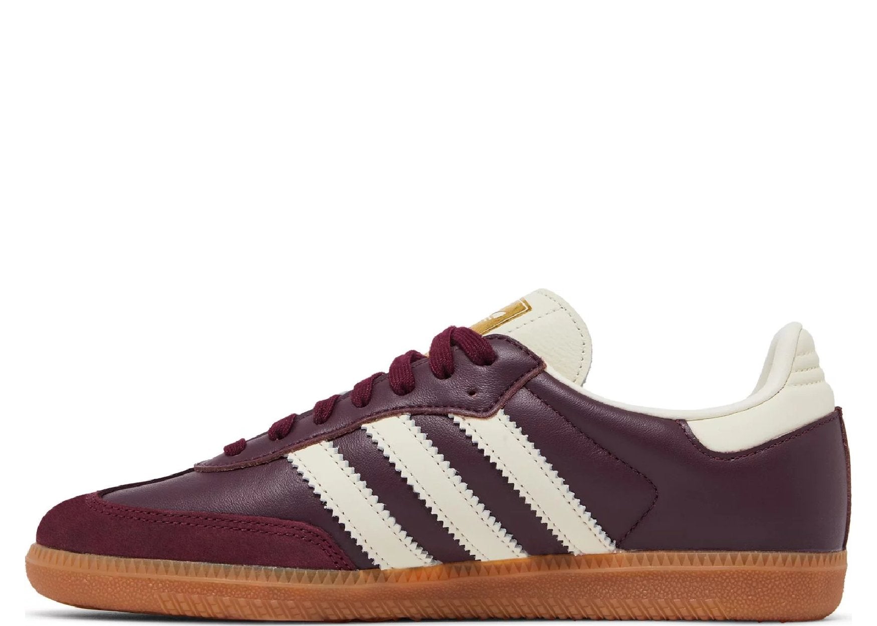 adidas Samba OG Maroon Gold Metallic