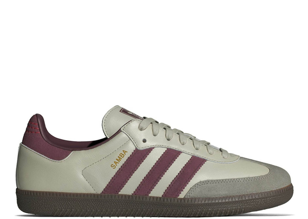 adidas Samba OG Putty Grey Maroon