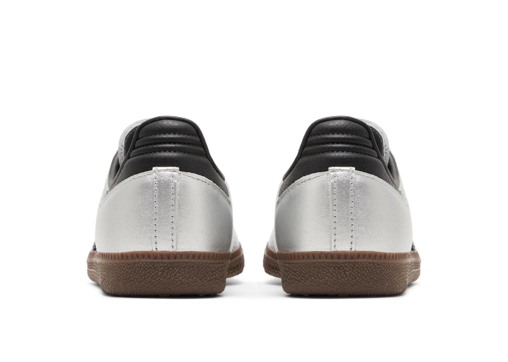 adidas Samba OG Silver Metallic Black Gum (W)
