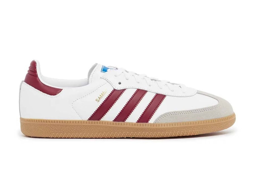adidas Samba OG White Burgundy Gum