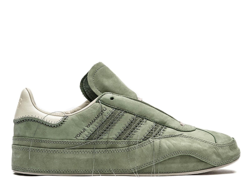 adidas Y-3 Gazelle Silver Green Off White Light Brown